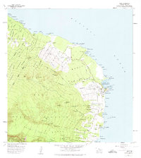 Hana 1957 topographic map thumbnail
