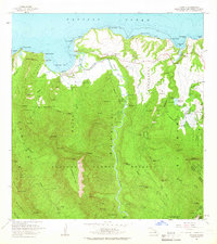 Hanalei 1963 topographic map thumbnail