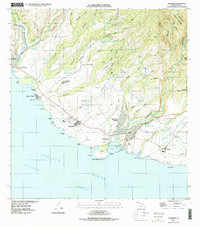 Hanapepe 1996 topographic map thumbnail