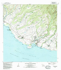 Hanapepe 1983 topographic map thumbnail