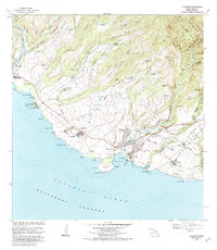 Hanapepe 1983 topographic map thumbnail