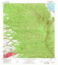Hauula 1966 topographic map thumbnail