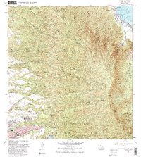 Hauula 1983 topographic map thumbnail