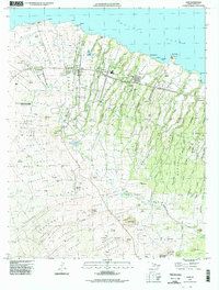 Hawi 1995 topographic map thumbnail