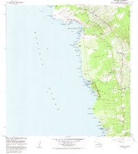 Honaunau 1982 topographic map thumbnail