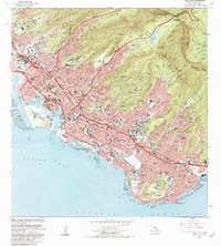 Honolua topographic map thumbnail
