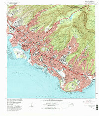 Honolulu 1983 topographic map thumbnail