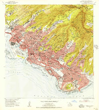 Honolulu 1953 topographic map thumbnail