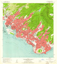 Honolulu 1959 topographic map thumbnail