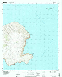 Kahoolawe East topographic map thumbnail