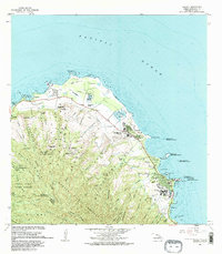 Kahuku 1983 topographic map thumbnail