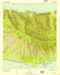 Kamalo 1952 topographic map thumbnail