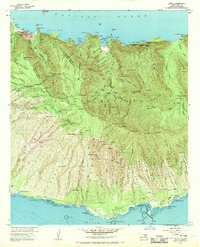 Kamalo 1968 topographic map thumbnail