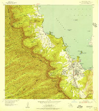 Kaneohe 1954 topographic map thumbnail