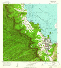 Kaneohe 1959 topographic map thumbnail