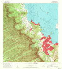 Kaneohe 1968 topographic map thumbnail