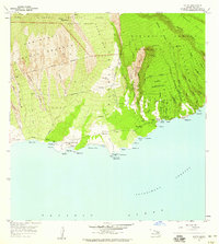 Kaupo 1957 topographic map thumbnail