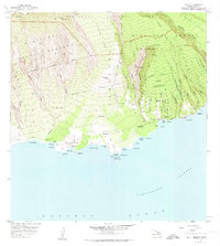 Kaupo 1957 topographic map thumbnail