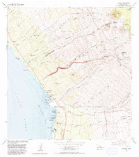 Kawaihae 1982 topographic map thumbnail