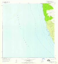 Keawanui Bay 1957 topographic map thumbnail
