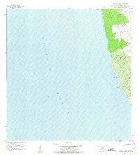 Keawanui Bay 1957 topographic map thumbnail