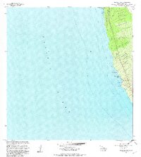 Keawanui Bay 1982 topographic map thumbnail