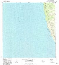Keawanui Bay 1982 topographic map thumbnail