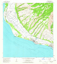 Kekaha 1963 topographic map thumbnail