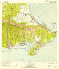 Koko Head 1952 topographic map thumbnail