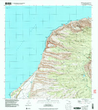 Makaha Point 1991 topographic map thumbnail