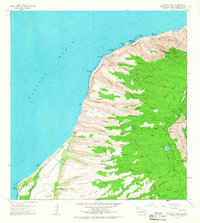 Makaha Point 1965 topographic map thumbnail