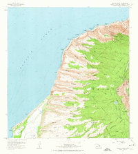 Makaha Point 1965 topographic map thumbnail