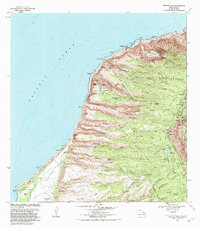 Makaha Point 1983 topographic map thumbnail