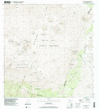 Mauna Kea 1993 topographic map thumbnail