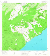 Pahoa South 1966 topographic map thumbnail