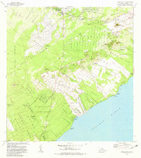 Pahoa South 1980 topographic map thumbnail