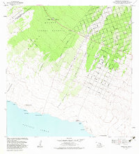 Pohue Bay 1981 topographic map thumbnail