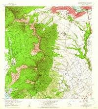 Schofield Barracks 1960 topographic map thumbnail