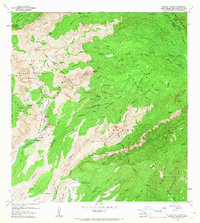 Waimea Canyon 1965 topographic map thumbnail