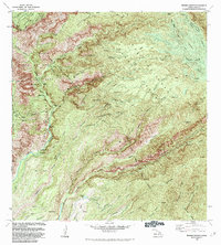 Waimea Canyon 1983 topographic map thumbnail