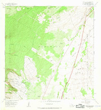 Wood Valley 1967 topographic map thumbnail
