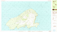 Kahoolawe 1984 topographic map thumbnail