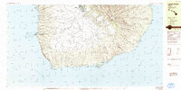 Lanai South 1984 topographic map preview