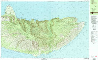Molokai East topographic map thumbnail