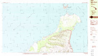 Niihau North 1984 topographic map thumbnail