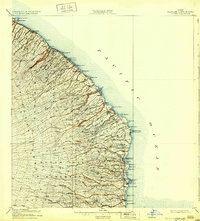 Honomu 1915 topographic map thumbnail