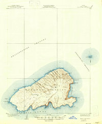 Kahoolawe 1929 topographic map thumbnail