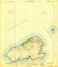 Kahoolawe 1929 topographic map thumbnail