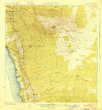 Kailua 1928 topographic map thumbnail
