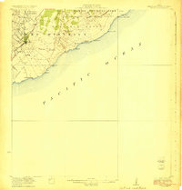 Pahala 1923 topographic map thumbnail